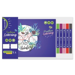 CUADERNO LETTERING A4+ 5 ROTU P. DOBLE-330139