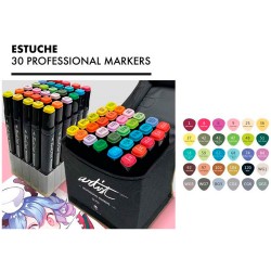 ROTULADORES PROFESIONALES MARKERS 30 UNID. - AB0730