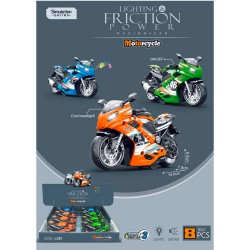 MOTOS FRICTION POWER LUZ Y SONIDO EXP.8-ECF5467